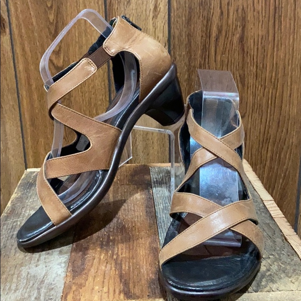 Naot Strappy Zip Up Sandals